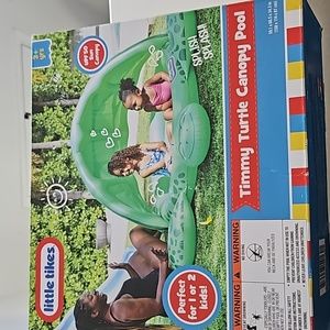 NEW Little Tikes Turtle Canopy Pool